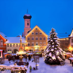 snowy Christmas towns
